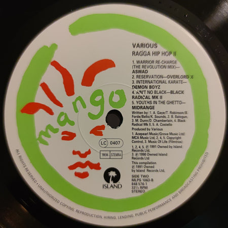 Various : Ragga Hip Hop II (LP, Album)