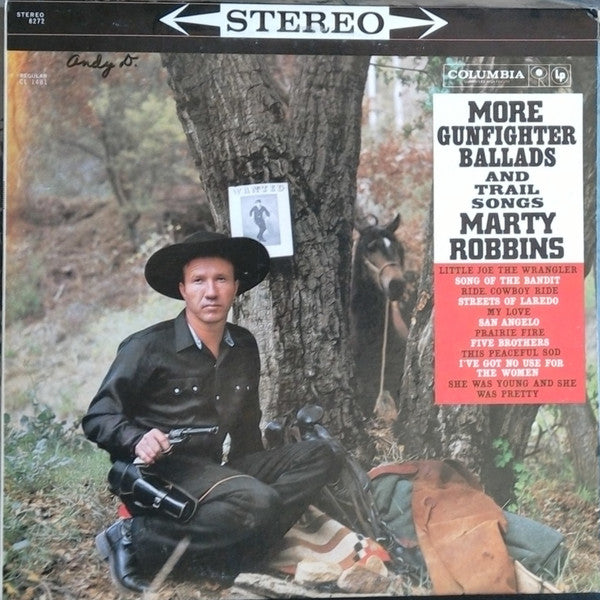 Marty Robbins : More Gunfighter Ballads And Trail Songs (LP, RE, Ter)