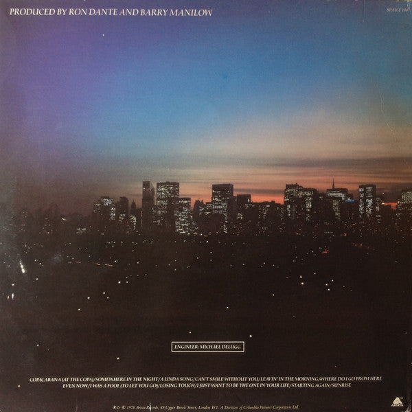 Barry Manilow : Even Now (LP, Album, Bla)