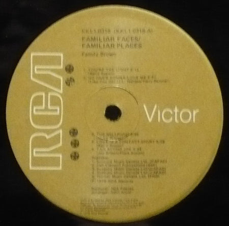 Family Brown (2) : Familiar Faces / Familiar Places (LP, Album)