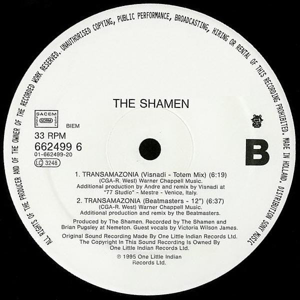 The Shamen : Transamazonia (12")
