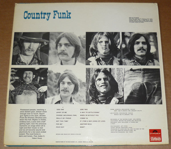 Country Funk : Country Funk (LP, Album)