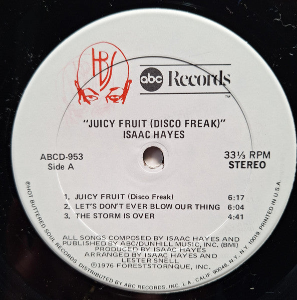 Isaac Hayes : Juicy Fruit (Disco Freak) (LP, Album, Gat)