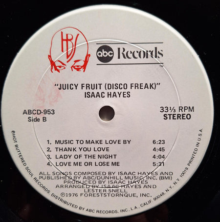 Isaac Hayes : Juicy Fruit (Disco Freak) (LP, Album, Gat)