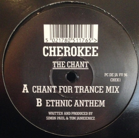 Cherokee (18) : The Chant (12")