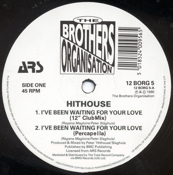 Hithouse : I've Been Waiting For Your Love (12")
