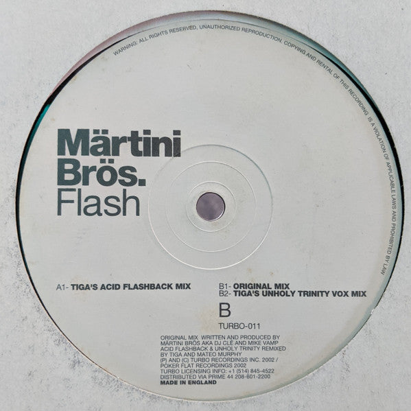 Märtini Brös. : Flash (12")