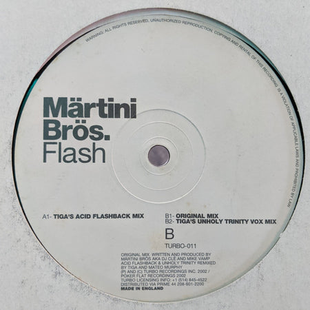 Märtini Brös. : Flash (12")