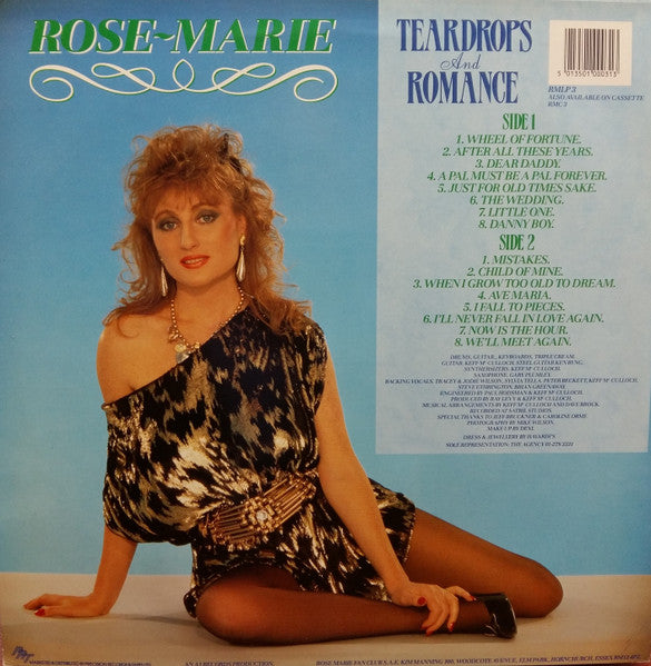 Rose Marie (3) : Teardrops & Romance (LP, Album)