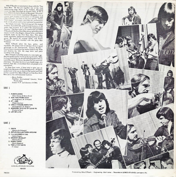 Mike O'Roark & The Free Born Men : Pickin' With Feelin' (LP, Album)