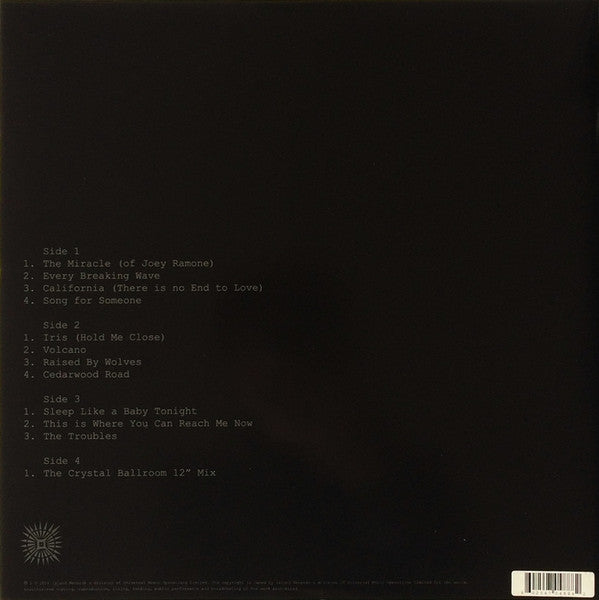 U2 : Songs Of Innocence (2xLP, Album, Whi)