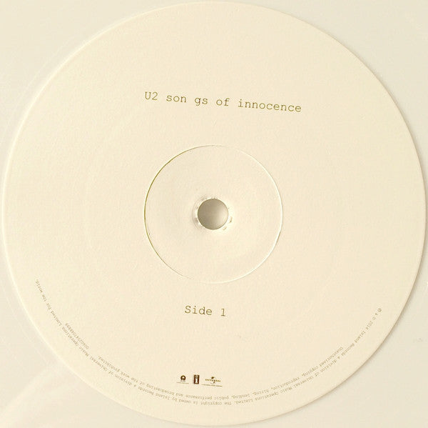 U2 : Songs Of Innocence (2xLP, Album, Whi)