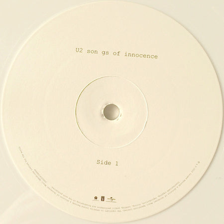 U2 : Songs Of Innocence (2xLP, Album, Whi)