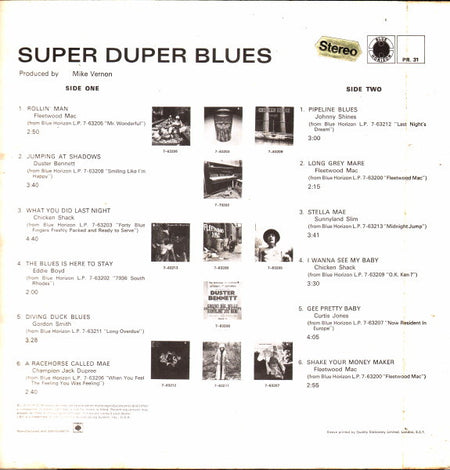 Various : Super-Duper Blues (LP, Comp)