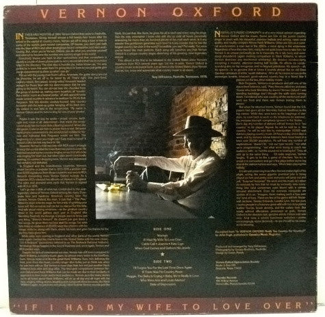 Vernon Oxford : If I Had My Wife To Love Over (LP, Comp)