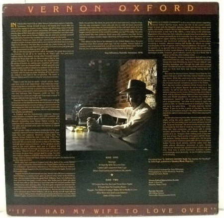 Vernon Oxford : If I Had My Wife To Love Over (LP, Comp)