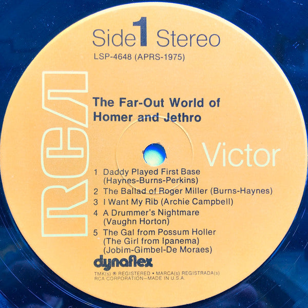 Homer And Jethro : The Far-Out World Of Homer & Jethro (LP, Album)