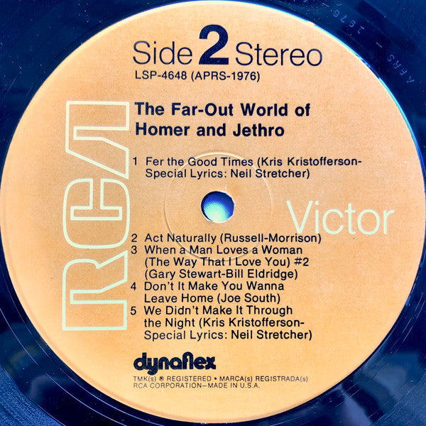 Homer And Jethro : The Far-Out World Of Homer & Jethro (LP, Album)