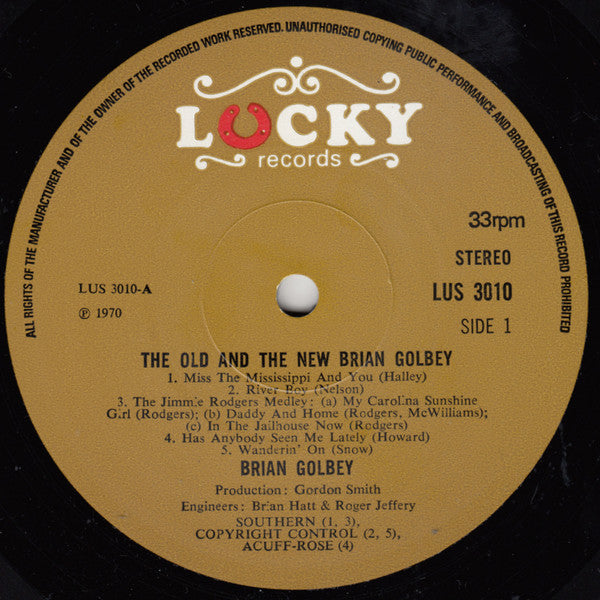 Brian Golbey : The Old & The New Brian Golbey (LP, Album)