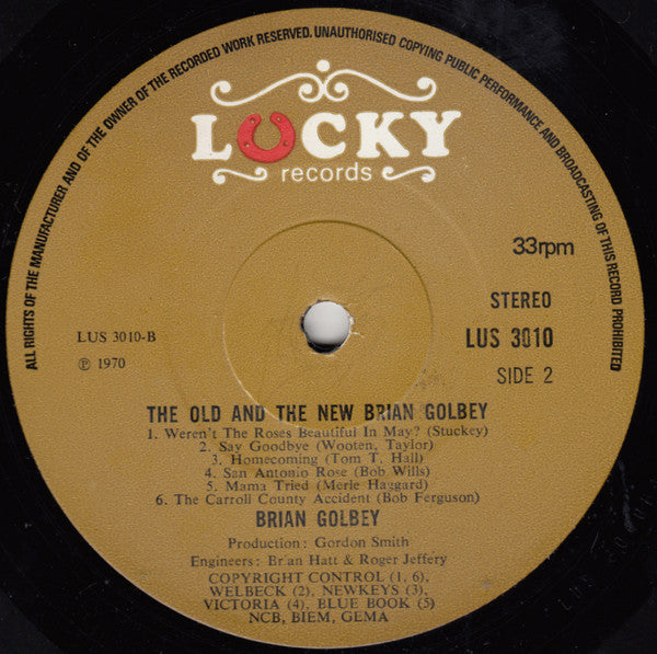 Brian Golbey : The Old & The New Brian Golbey (LP, Album)