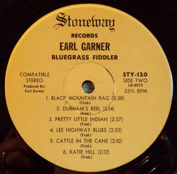 Earl Garner : Bluegrass Fiddler (LP, Album)