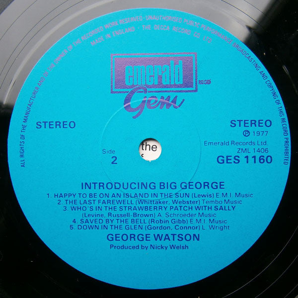 Big George (2) : Introducing Big George (LP, Album)