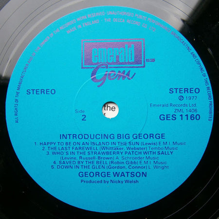 Big George (2) : Introducing Big George (LP, Album)
