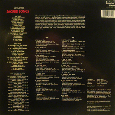 Various : Songs For A Sacred Season (LP, Comp, Alt)