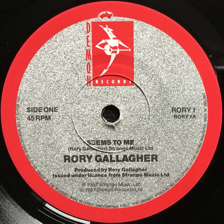 Rory Gallagher : Seems To Me (7", Single)