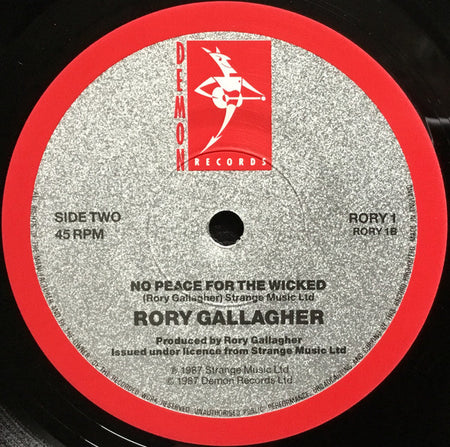 Rory Gallagher : Seems To Me (7", Single)