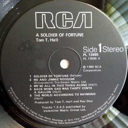 Tom T. Hall : A Soldier Of Fortune (LP, Album)