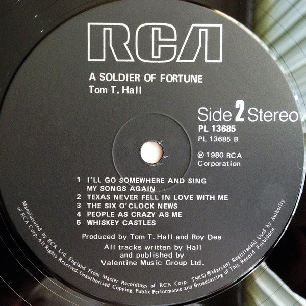 Tom T. Hall : A Soldier Of Fortune (LP, Album)