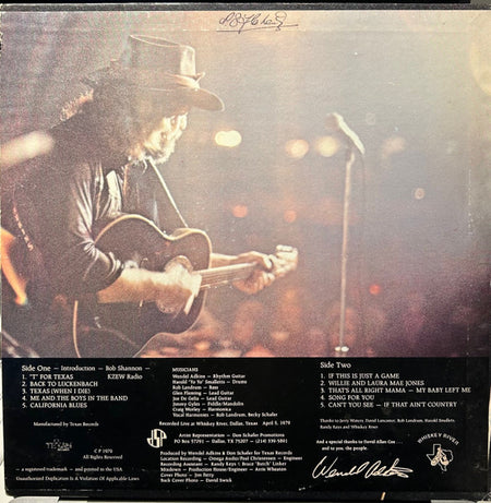 Wendel Adkins : Live At Whiskey River (LP, Album)
