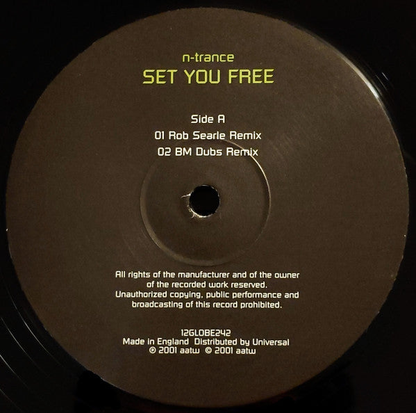 N-Trance : Set You Free (12")