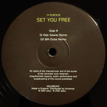 N-Trance : Set You Free (12")