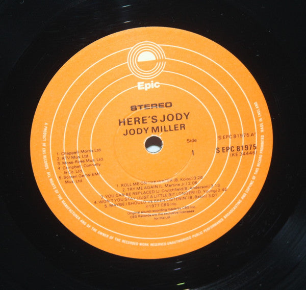 Jody Miller : Here's Jody Miller (LP, Album)