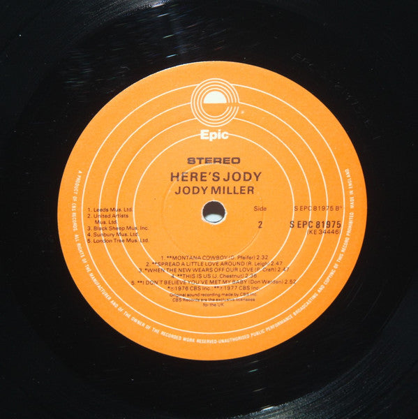Jody Miller : Here's Jody Miller (LP, Album)