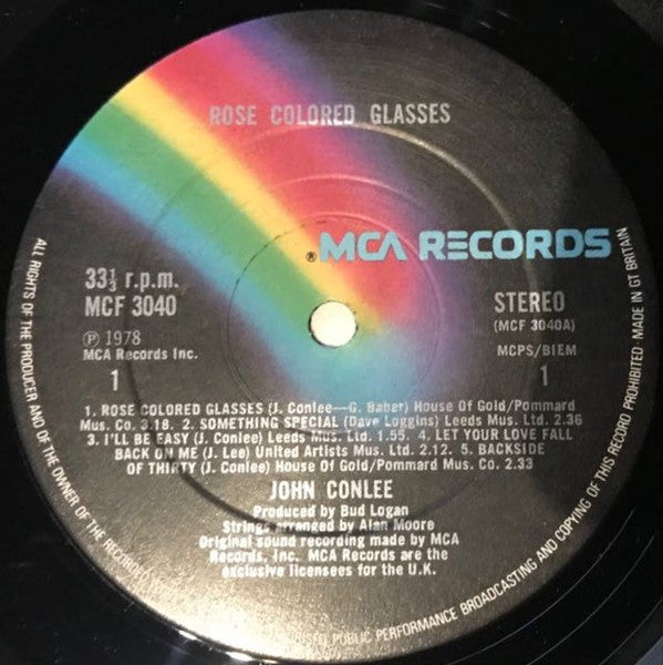 John Conlee : Rose Colored Glasses (LP)
