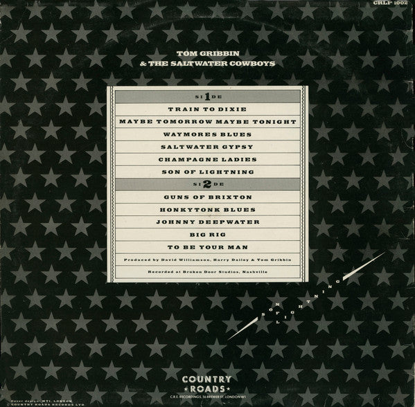 Tom Gribbin & The Saltwater Cowboys : Son Of Lightning (LP, Num, S/Edition)