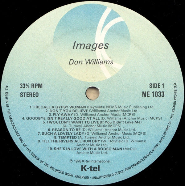 Don Williams (2) : Images (LP, Comp)