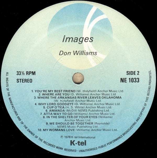 Don Williams (2) : Images (LP, Comp)