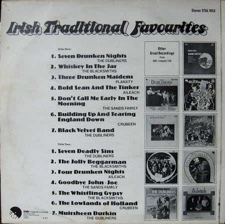 Various : Irish Traditional Favourites - 14 Great Tracks (LP, Comp)