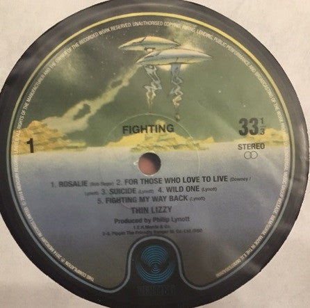Thin Lizzy : Fighting (LP, Album, RE, 180)
