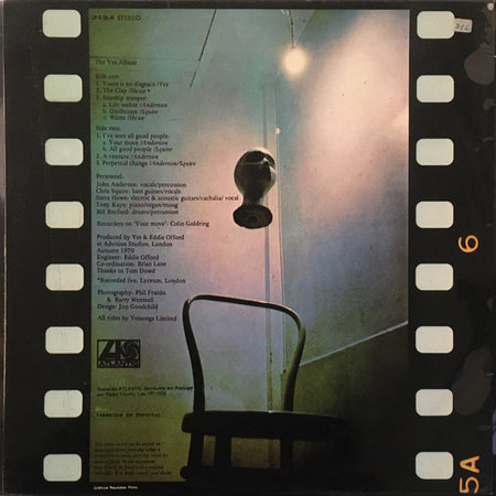 Yes : The Yes Album (LP, Album, RE, Gat)