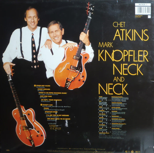 Chet Atkins And Mark Knopfler : Neck And Neck (LP, Album)