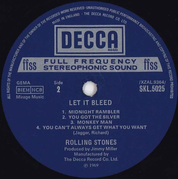 Rolling Stones* : Let It Bleed (LP, Album, RP)