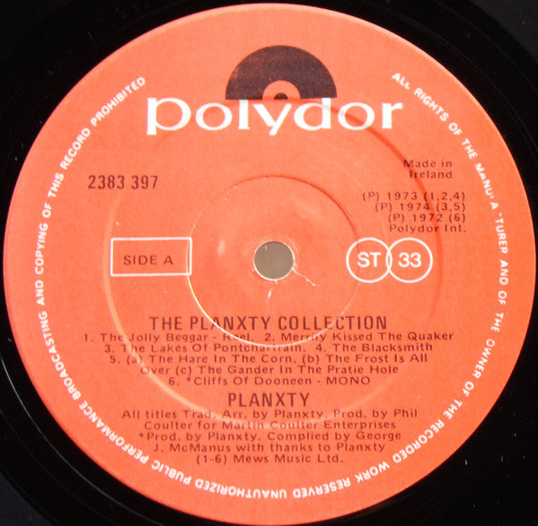 Planxty : The Planxty Collection (LP, Album, Comp)