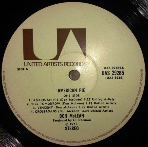Don McLean : American Pie (LP, Album)