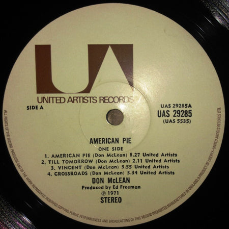Don McLean : American Pie (LP, Album)