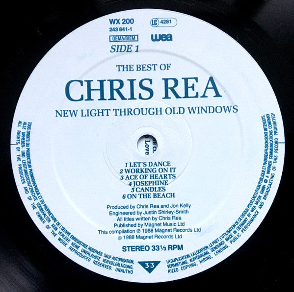 Chris Rea : New Light Through Old Windows (The Best Of Chris Rea) (LP, Comp)